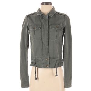 Rubbish Vintage Mudd Wash Army Green Jacket Size XS